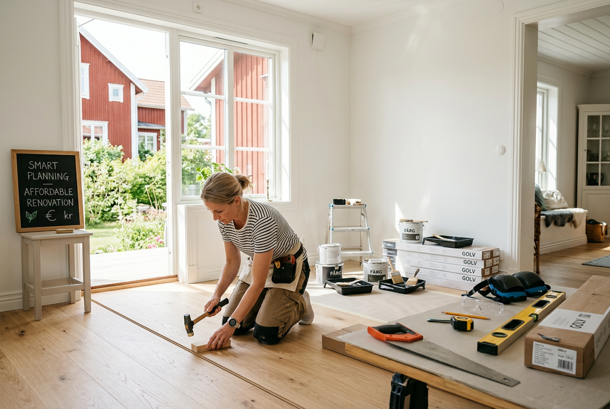Vad kostar det att renovera huset? Så budgeterar du rätt från start